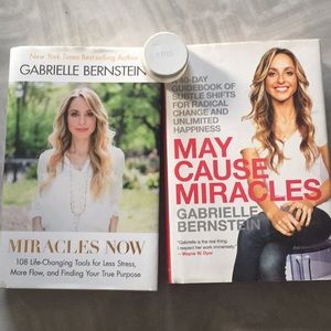 2 Gabrielle Bernstein books and living luminizer